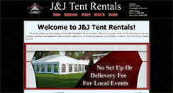 Desktop Screenshot of jjtents.com